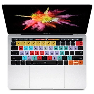 Best Sellers Unique Waterproof Hot key Shortcuts Keyboard Cover Silicone Keyboard Skins For Macbook Pro 13