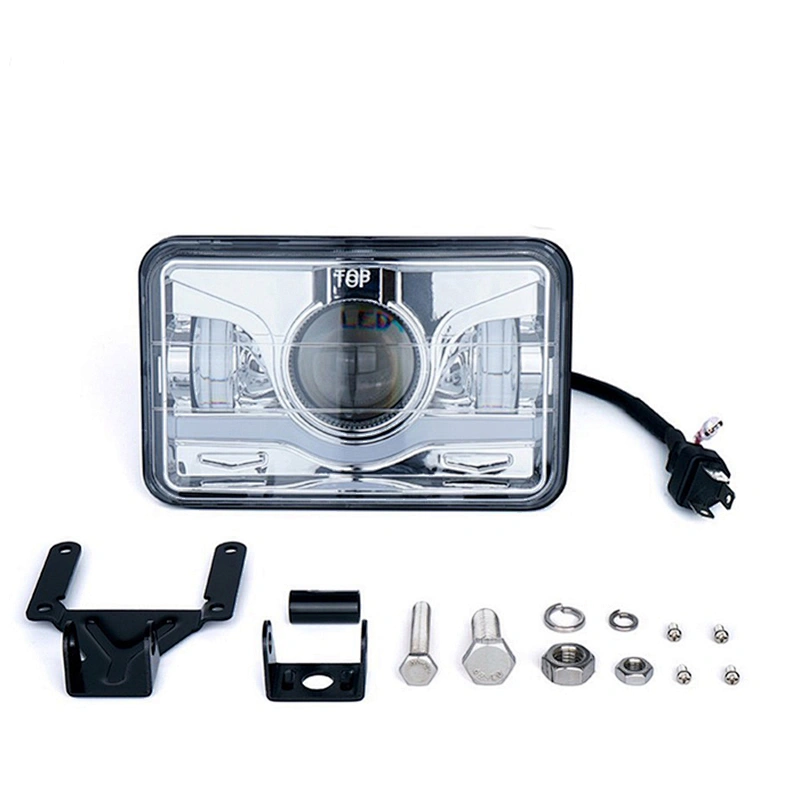 DOT Approval 4x6 Headlight Square 5inch 45W Led