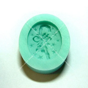 Fondant Christmas molds crutch fondant cake decoration mould Aroma stone Mold