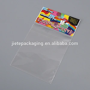 Guaranteed quality clear pe bags with adhesive tape