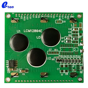 high quality custom small size white blue  micro graphic 128x64 12864 lcd display module