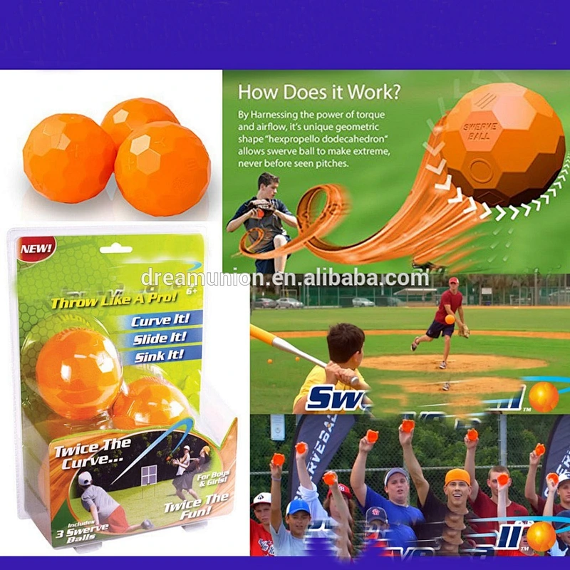 Swerve Play Ball BaseBall Amazing Ball Throw Like a Pro Popular