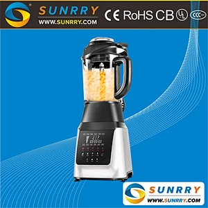 LED control electric juice and fruit blender machine with stainless steel cutting blade