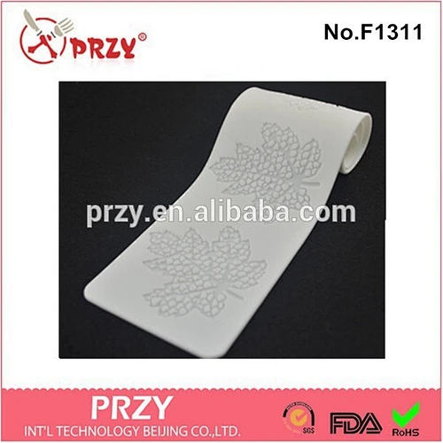 High quality cake decorating silicone lace mould