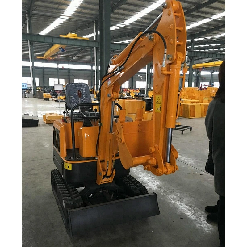 Jining factory YF08 800KG small digger excavator with auger for hot sale