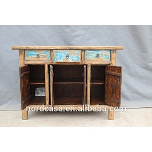 Chinese Antique Recycled Solid Wood Living Room Cabinet
