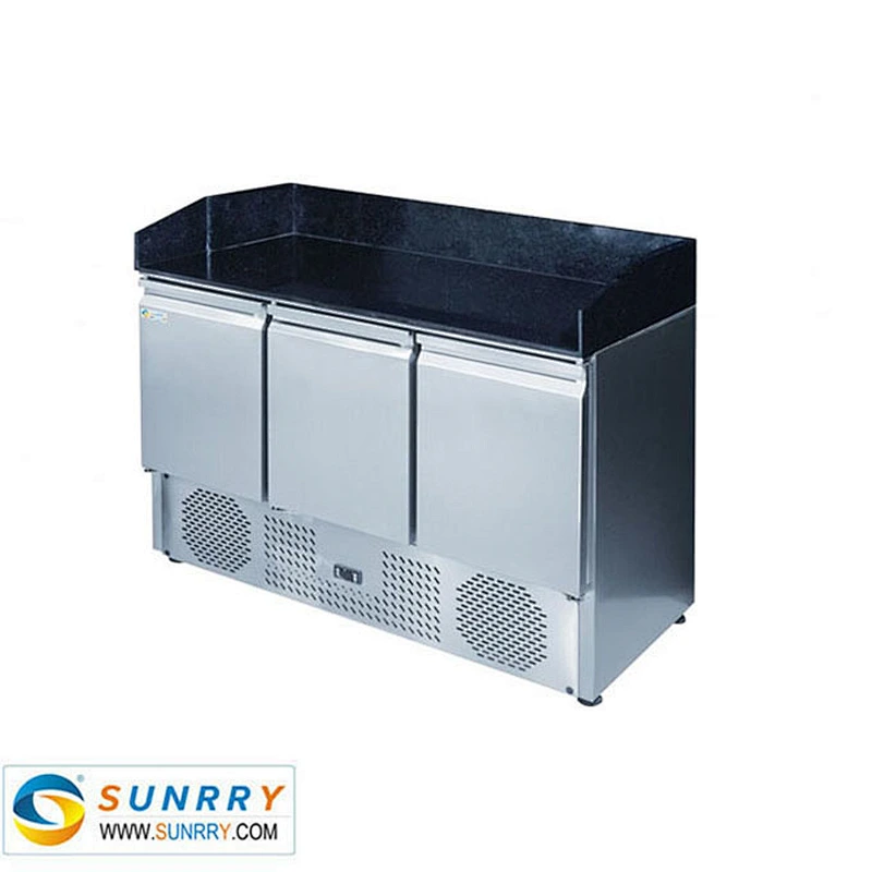 Combined Working Salad Table Marble Pre Table Top Pizza Bar (SY-RST1365MU SUNRRY)