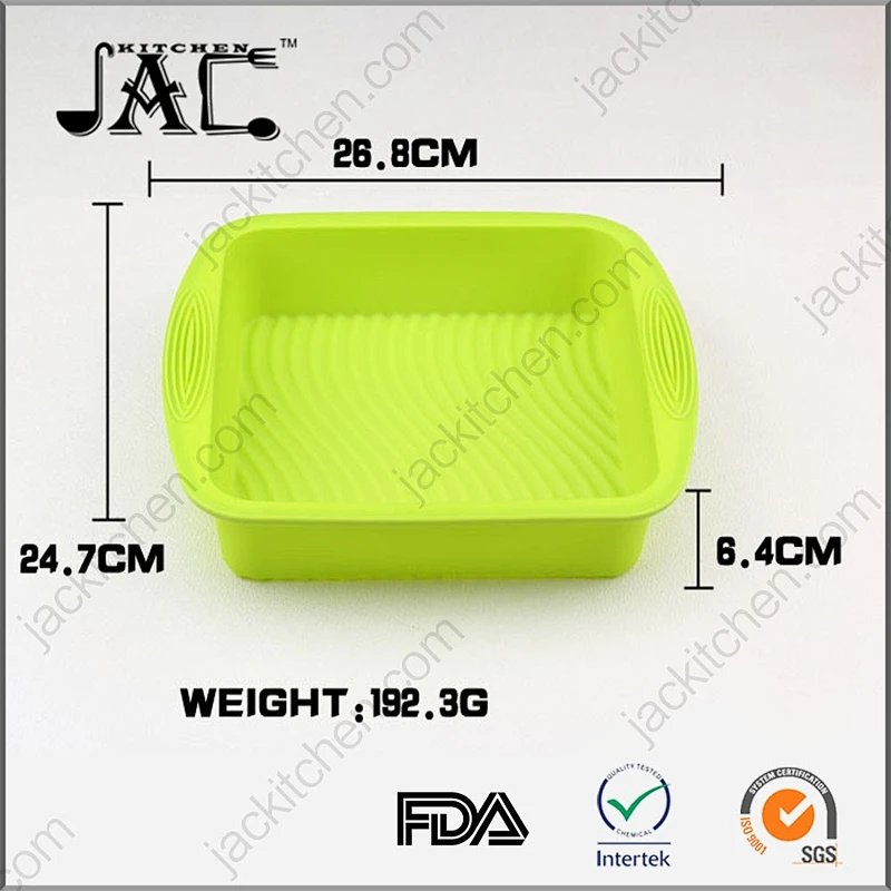 Hot Selling Durable Silicone Rectangular Cake Pan