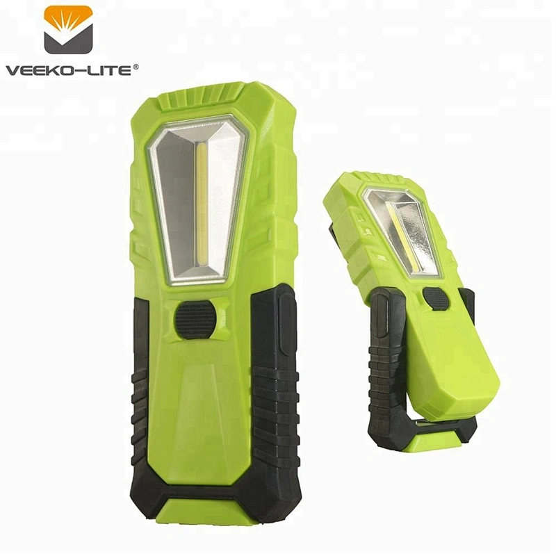 Portable 4AA Battery operated 250 Lumen COB LED Car Inspection Work Lamp Working Light  Magnetic Base