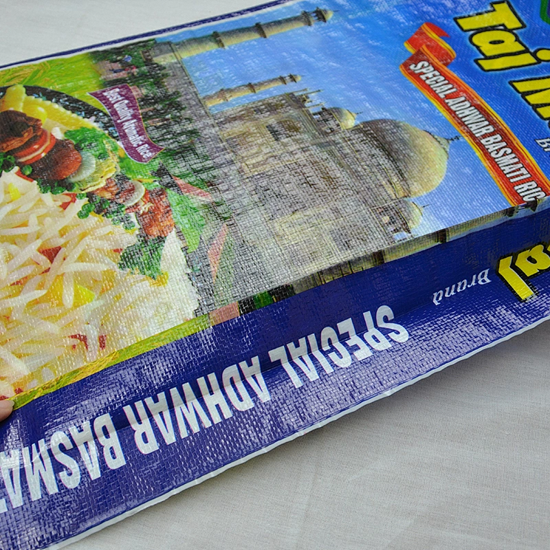 Customized wholesale plastic pp woven bags rice bags 10kg 25 kg