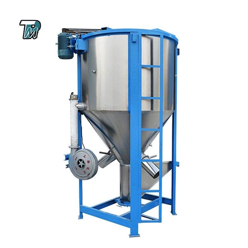 High efficiency 1000kg plastic raw material blender mixer with heater