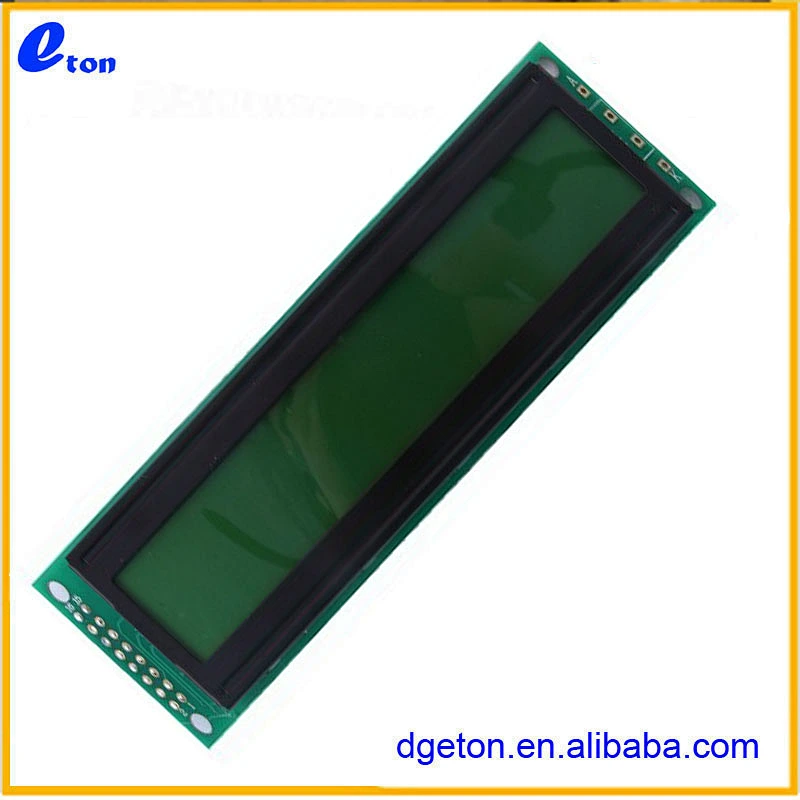 40x2 Character Lcd Display Green Background Black Characters Withbacklight