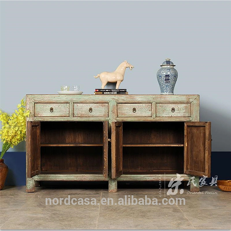 Chinese Antique Vintage Recycled Wood sideboard cabinet