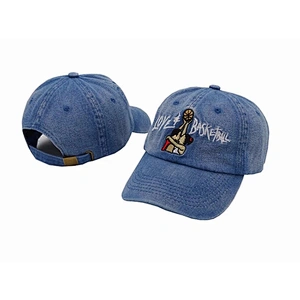 Custom Suede Material 2D Embroidered Dad Hats