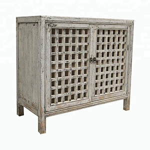 beijing chinese antique reproduction distressed shabby chic storage buffet furniture