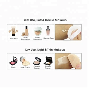 Make Up Own Brand Custom Logo High Quality Beauty Blending Sponge Make Up Soft Makeup Powder Puff Applicator