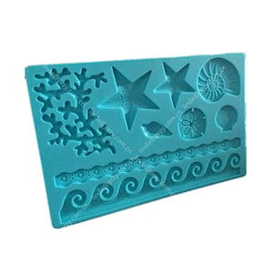 Sea conch Fondant Cake decoration molds Shell decorative cake fondant Clay silicone mold