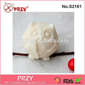 DIY handmade owl shape silicone molds for soap making