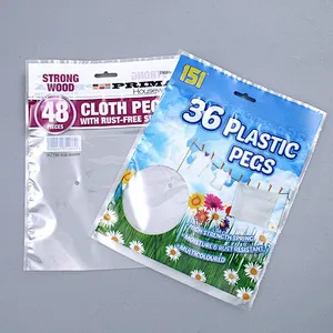 Custom wholesale and transparent self-styled PE bags are used for clothing clamps