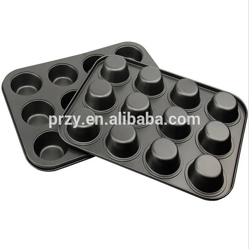 T096 PRZY Large size 12 holes cake muffin pan