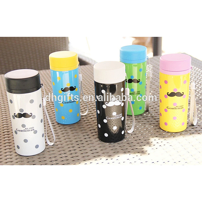 2017 new style double wall plastic thermoes mug for travel mugs