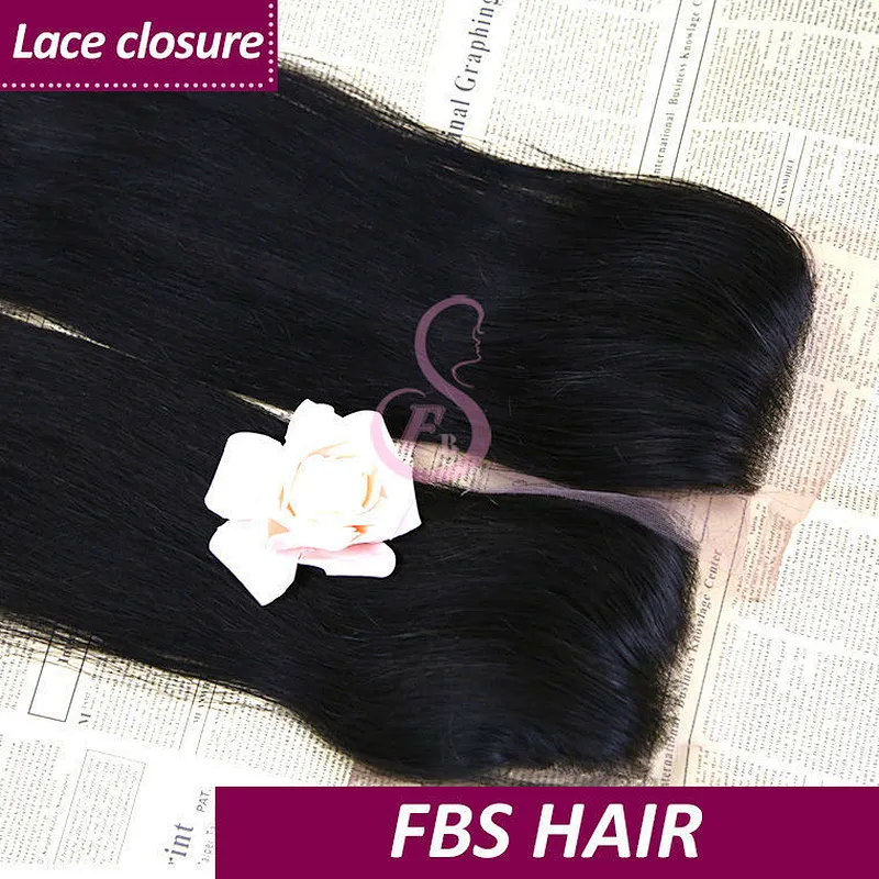 Free samples alibaba co uk brazilian straight hair closure piece for white women