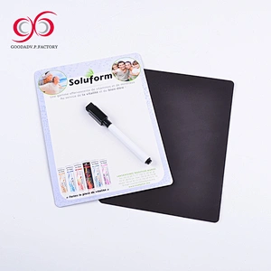 Promotional kids drawing board with magnet and marker square magnetic dry erase board erasers