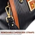 Embossed Pleated Bag Chain large ladies tote shoulder bag