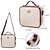 large cosmetic bag Zipper portable Travel Cosmetic Bag
