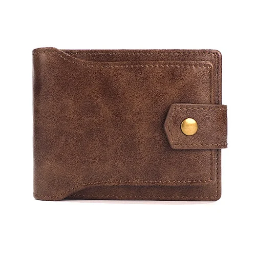 Minimalist Rfid Mens Bifold Slim Wallet Vintage Wallet