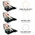 large cosmetic bag with led mirror holiday makeup bag