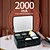 large cosmetic bag with led mirror holiday makeup bag