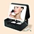 large cosmetic bag with led mirror holiday makeup bag