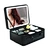 large cosmetic bag with led mirror holiday makeup bag