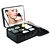 large cosmetic bag with led mirror holiday makeup bag