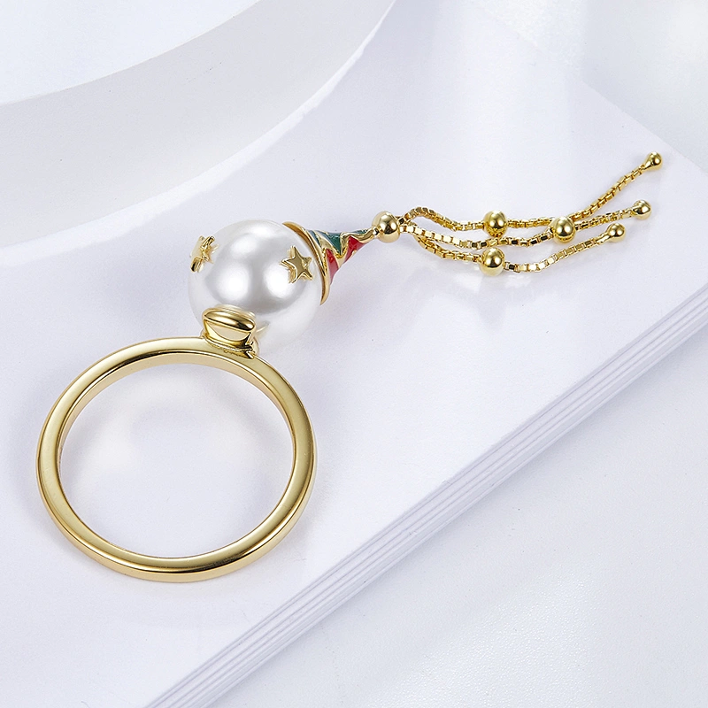 Christmas pearl ring