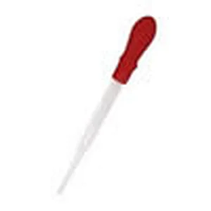 Glass Droper, With Red Rubber Bulb