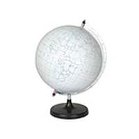 White Drawing Globe