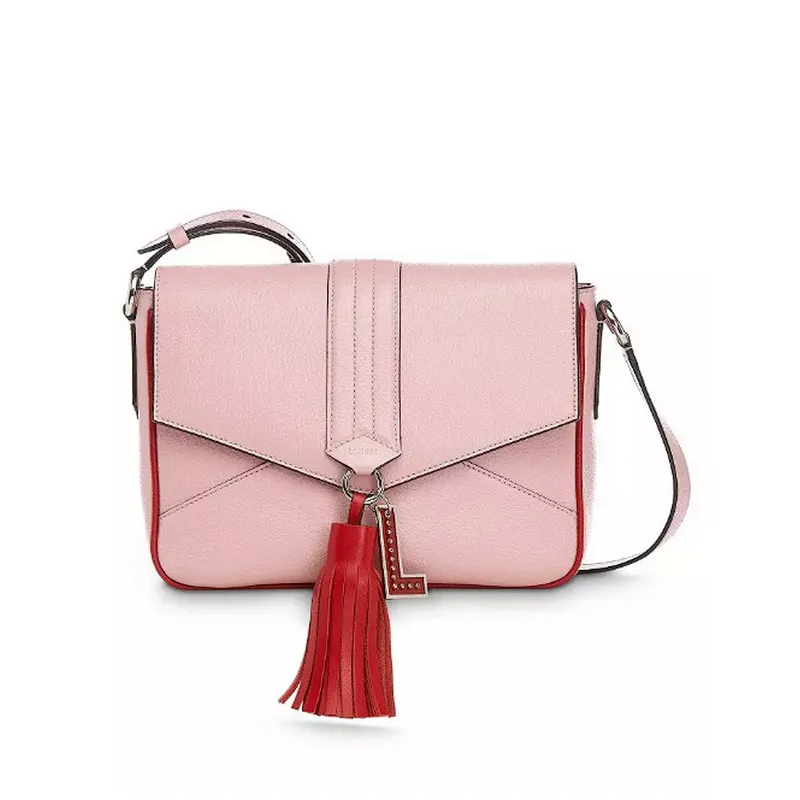 ME19333 pink leather crossbody bags