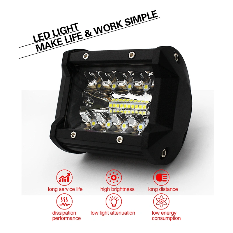 Triple row 60W 4inch led bar