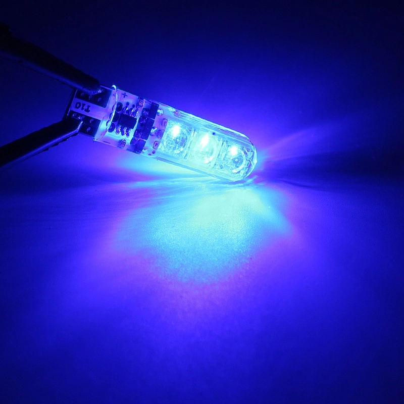 RGB remote control T10 194 W5W led width light for car