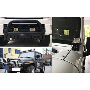 Dual Side Shooters 4 Inch 36W LED Work Light Cube Off Road White Amber Led Driving Light