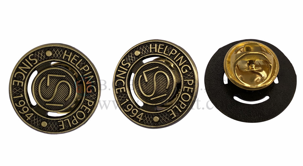 stamped without coloring metal pins,metal pins,lapel pin,badges
