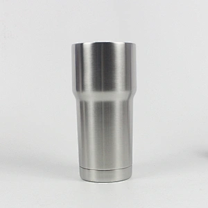 20oz double wall vacuum insulated stainless steel tumbler with lid