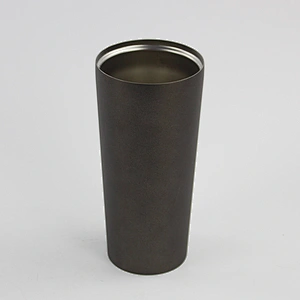 600ml double wall vacuum insulated stainless steel beer mug with painting color