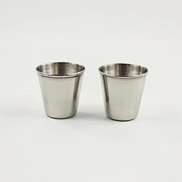 30ml single wall stainless steel roll edge jigger