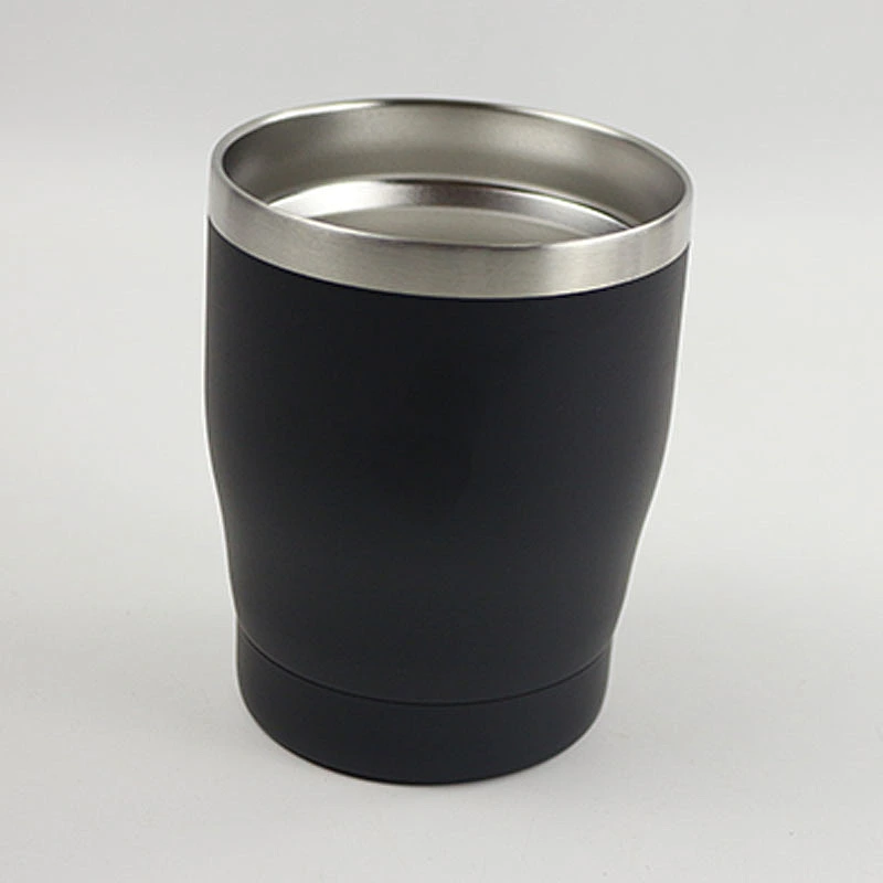 350ml double wall vacuum insulated stainless steel beer mug with slide lid