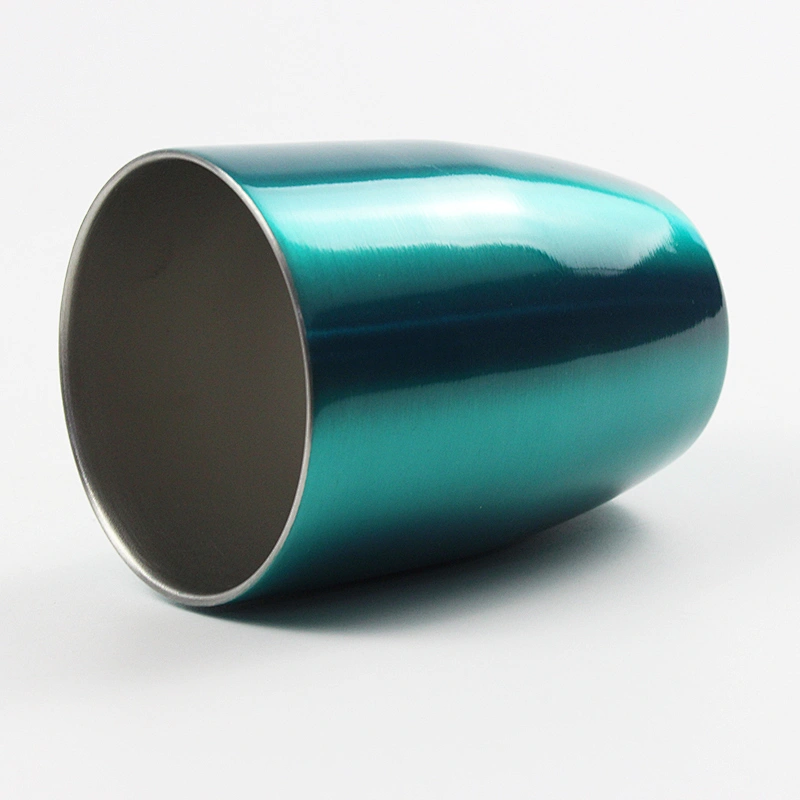 250ml double wall stainless steel cup with painting color