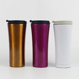 480ml double wall vacuum insulated stainless steel coffee mug with painting color