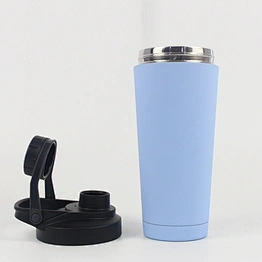 480ml double wall vacuum insulated stainless steel shaker bottle with painting color